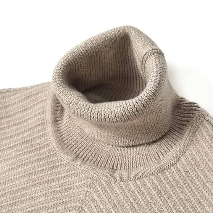 楽天市場】ラルディーニ LARDINI タートルネック ニットセーター 長袖 