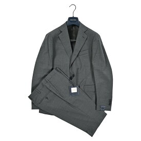 【サマーSALE】【半額以下】 アンジェロ ナルデッリ ANGELO NARDELLI 【2025年 春夏新作】テーラードスーツ 2Bシングル ジャケット ノータック スラックス 春夏 メンズ ヴァージンウール ミディアムグレー イタリア ブランド MADE IN ITALY