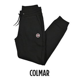 【P10倍】 コルマー COLMAR 【2025-26年 秋冬新作】 スウェットパンツ 裏微起毛 秋冬 春 3シーズン メンズ メンズ セットアップ対応 REGULAR FIT コットン ポリエステル ブラック イタリア ブランド COLMAR ORIGINALS