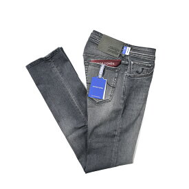 【P10倍】 ヤコブコーエン JACOB COHEN 【2024年 春夏新作】 NICK SUPER-STRETCH JEANS 622 SLIM FIT スーパーストレッチ デニムジーンズ パンツ メンズ GREY グレー イタリア ブランド MADE IN ITALY eco-friendly