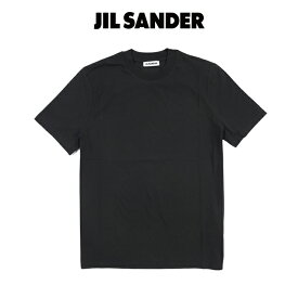 ジルサンダー JIL SANDER 【2026-27年 秋冬新作】 RELAX FIT リラックスフィットTシャツ カットソー 半袖 クルーネック ドロップショルダー メンズ RELAX FIT リラックスフィット コットン 100% ブラック イタリア ブランド