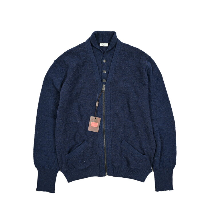 楽天市場】エトロ ETRO ジップアップ ニットジャケット ブルゾン  