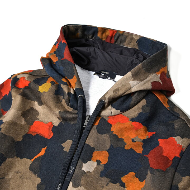 楽天市場】ヘルノ HERNO SPRING CAMO SWEATER ジップアップ スウェット 