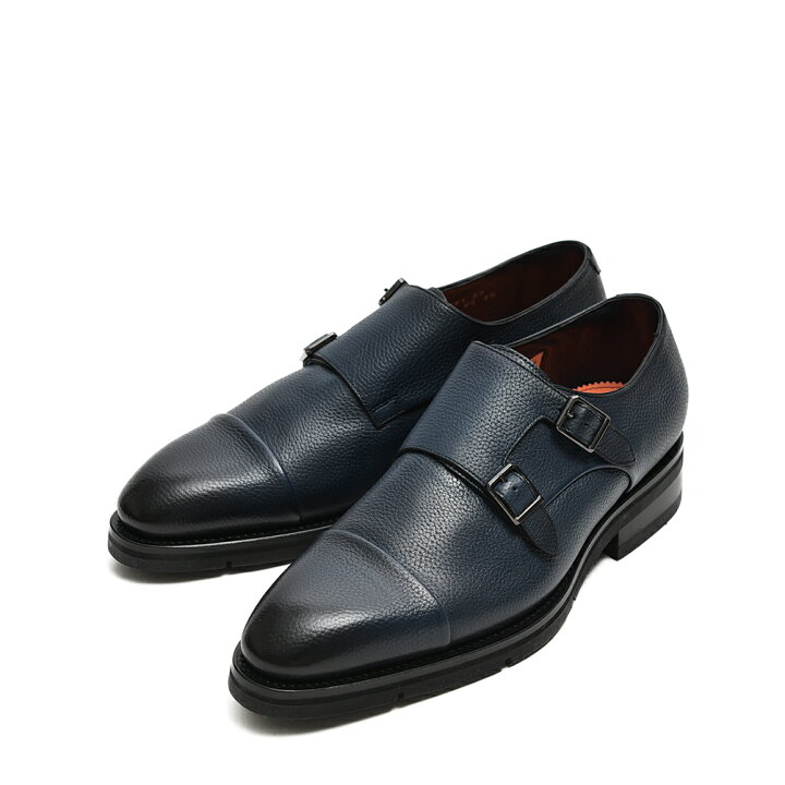 楽天市場】《冬セール》 サントーニ Santoni タンブルレザー ダブル 