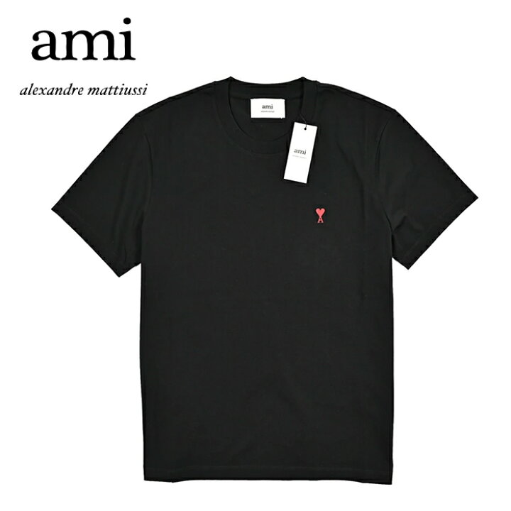 楽天市場】【SALE】 アミ パリス AMI PARIS Tシャツ 半袖 クルーネック 