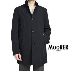 【スーパーSALE】【P20倍】 ムーレー MOORER HEKTOR-KN ヘクター ACQUA RESISTANT スタンドカラー 春夏 秋 3シーズン メンズ ライトアウター 撥水透湿性 2軸方向ストレッチ ネイビー イタリア ブランド MADE IN ITALY
