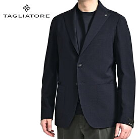 【SALE】 タリアトーレ TAGLIATORE 【2026年 春夏新作】 MONTECARLO モンテカルロ テーラードジャケット 2Bシングル 春夏 メンズ ヴァージンウール ストレッチ シアサッカー ネイビー イタリア ブランド MADE IN ITALY