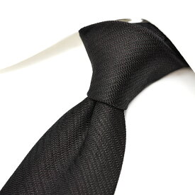 【半額以下】【P20倍】 レコパン Les copains ネクタイ ソリッドタイ メンズ シルク 100% レジメンタル ブラック イタリア ブランド MADE IN ITALY ビジネス ギフト プレゼント フォーマル 冠婚葬祭