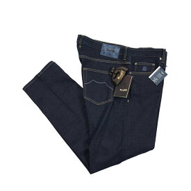 【春夏先行セール】【半額以下】 ムーレー MOORER PILON-DC109 カシミヤ混 デニムジーンズ 5ポケット パンツ メンズ Japanese Fabric コットン カシミヤ ストレッチ ネイビー イタリア ブランド MADE IN ITALY