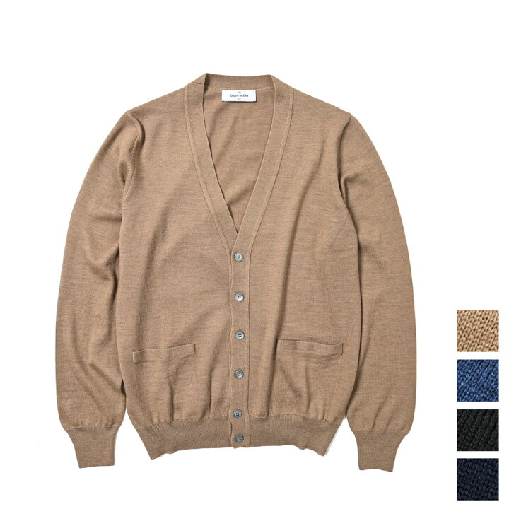 楽天市場】【SALE】 グランサッソ GRAN SASSO ニットカーディガン 