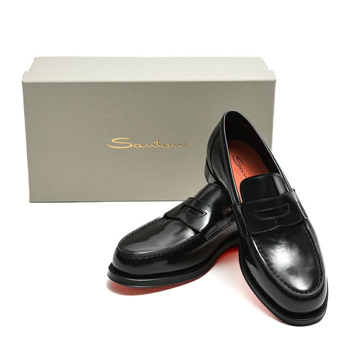 楽天市場】【半額以下】 サントーニ Santoni ペニー ローファー 