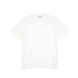【サマーSALE】 グランサッソ GRAN SASSO 【2025年 春夏新作】 Tシャツ コットンスムース カットソー 半袖 クルーネック 春夏 メンズ ナチュラルストレッチ コットン 100％ ホワイト 白 イタリア ブランド MADE IN ITALY