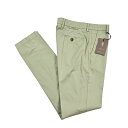 【半額以下】 ベルウィッチ BERWICH MORELLO-GD モレロ コットンスラックス ノータック チノ パンツ 春夏 メンズ コットンストレッチ グリーン イタリア ブランド MADE IN ITALY