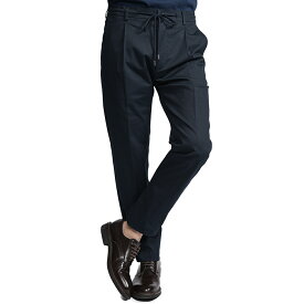 【P20倍】 ムーレー MOORER ANTON-BI イージースラックス ワンタック パンツ 春夏 メンズ コットンストレッチ ネイビー イタリア ブランド MADE IN ITALY
