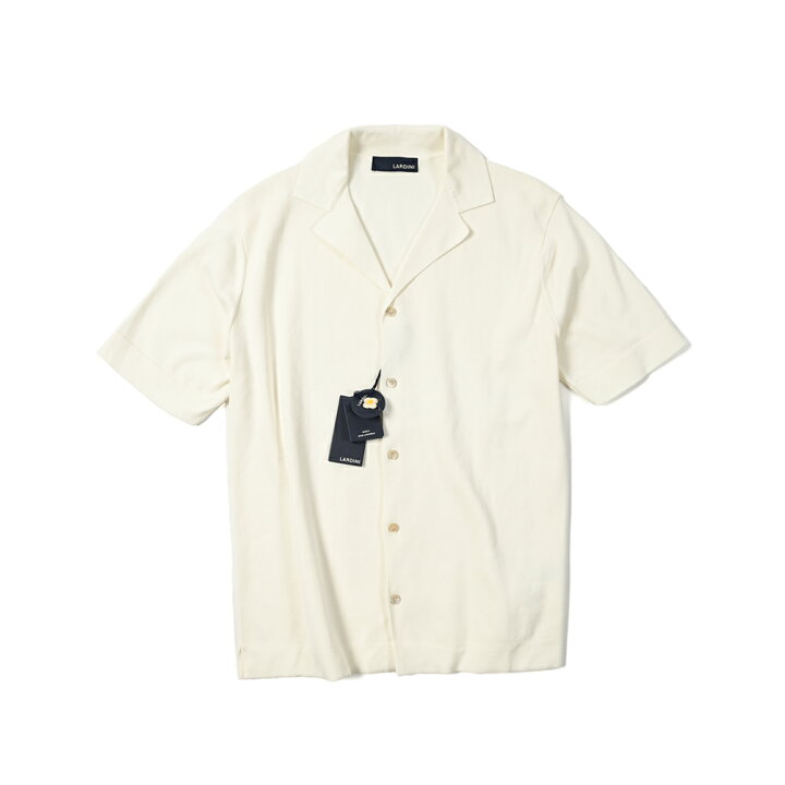 楽天市場】【半額以下】 ラルディーニ LARDINI 開襟ニットシャツ  