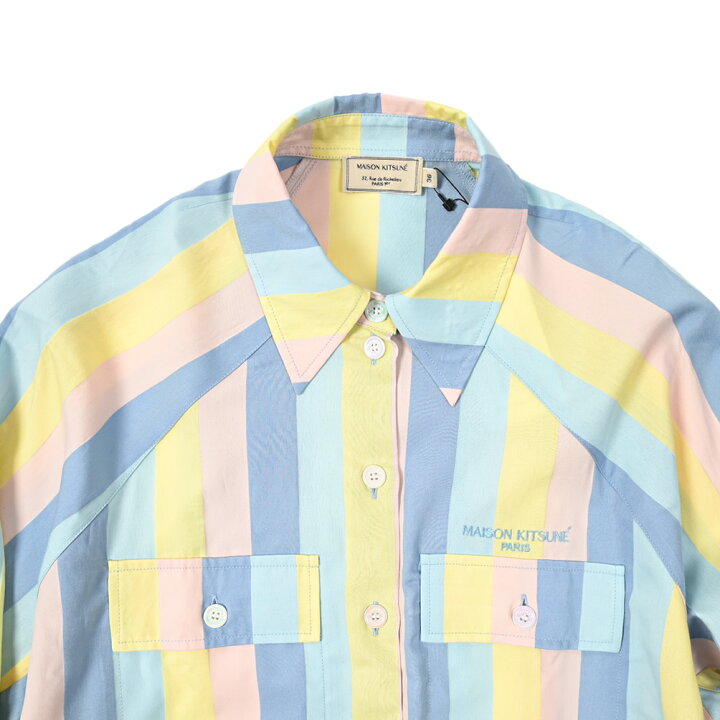楽天市場】【半額以下】 メゾンキツネ MAISON KITSUNE SHIRT DRESS 