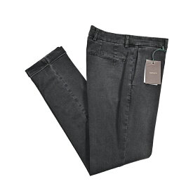 【新春初売り】【半額以下】 ベルウィッチ BERWICH YRETRO LONG レトロ デニムスラックス デニスラ ノータック ストレッチパンツ 秋冬 春 3シーズン メンズ コットン ポリエステル ブラック イタリア ブランド MADE IN ITALY