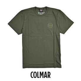 【P10倍】 コルマー COLMAR 【2026年 春夏新作】 Tシャツ 半袖 クルーネック カットソー 春夏 メンズ REGULAR FIT レギュラーフィット コットン 100% ロゴ カーキグリーン イタリア ブランド COLMAR ORIGINALS