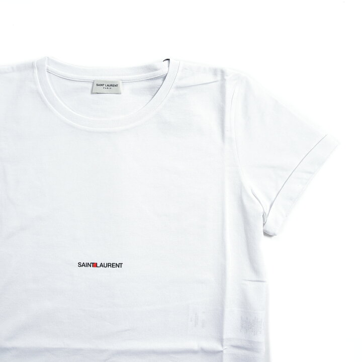 楽天市場】サンローラン SAINT LAURENT ロゴ Tシャツ 半袖 ラウンド 