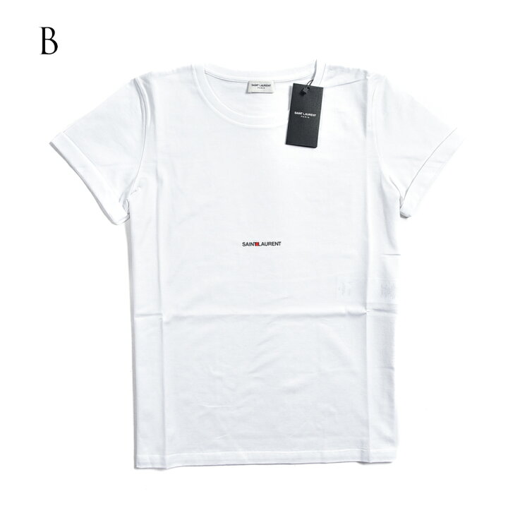 楽天市場】サンローラン SAINT LAURENT ロゴ Tシャツ 半袖 ラウンド  