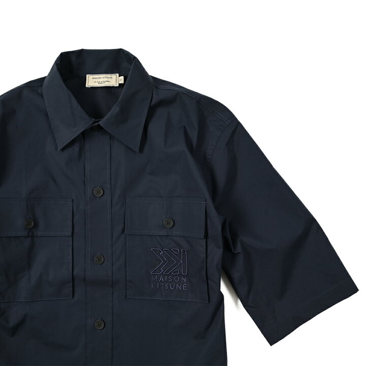 楽天市場】メゾンキツネ MAISON KITSUNE ワークシャツ カジュアル 
