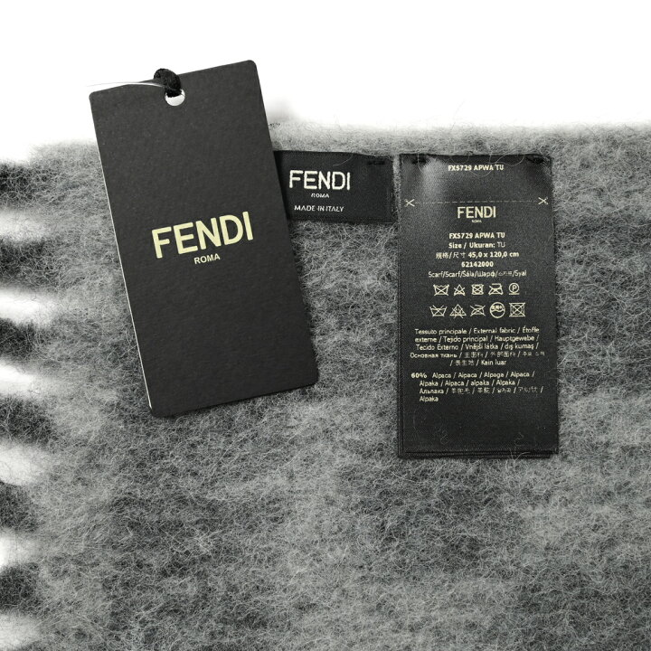 楽天市場】《冬セール》 フェンディ FENDI FFモチーフ マフラー 秋冬 