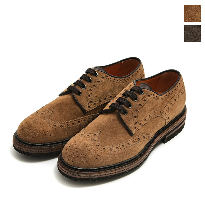 楽天市場】サントーニ Santoni レースアップ スエードレザー シューズ 
