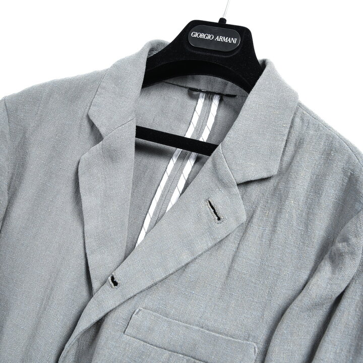 楽天市場】ジョルジオ アルマーニ GIORGIO ARMANI 麻 ジャケット  