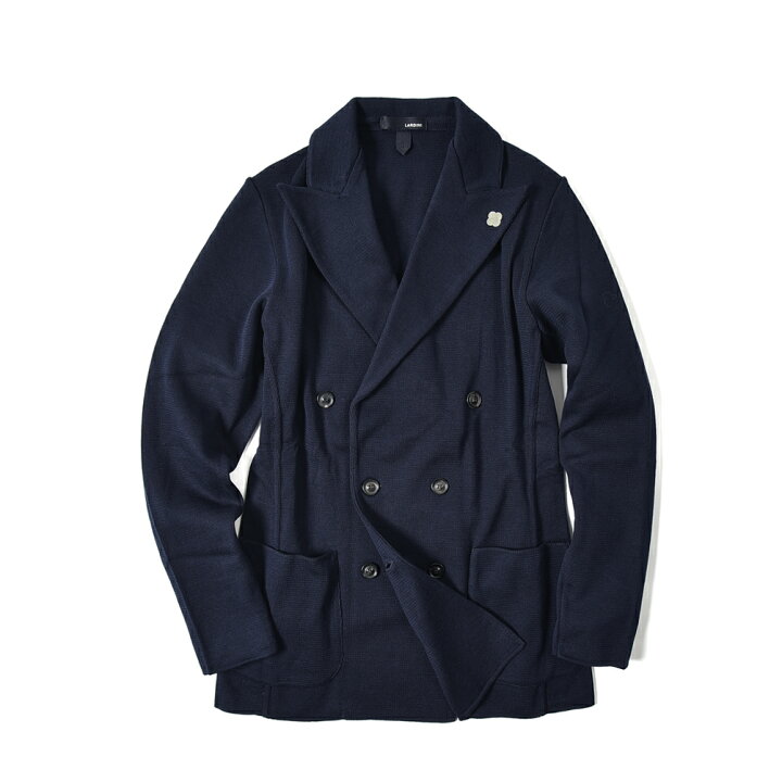 楽天市場】ラルディーニ LARDINI ニットジャケット 6Bダブルブレスト 