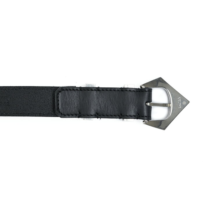 楽天市場】セリーヌ CELINE ミディアム スパイク ベルト カーフスキン  