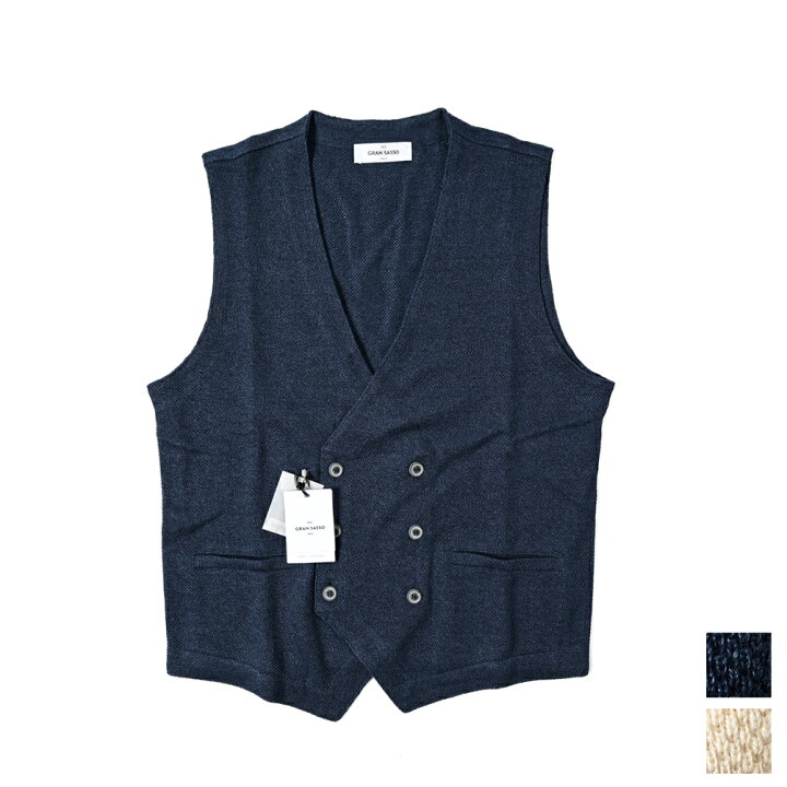 楽天市場】【SALE】 グランサッソ GRAN SASSO LINO-COTTON 麻混 ニット 