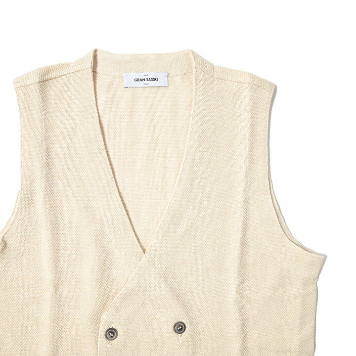楽天市場】【SALE】 グランサッソ GRAN SASSO LINO-COTTON 麻混 ニット 
