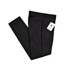 【スーパーSALE】【半額以下】 ベルウィッチ BERWICH MORELLO モレロ スラックス ノータック パンツ 秋冬 春 3シーズン メンズ ヴァージンウール 100% 千鳥格子 チェック ネイビー パープル イタリア ブランド MADE IN ITALY