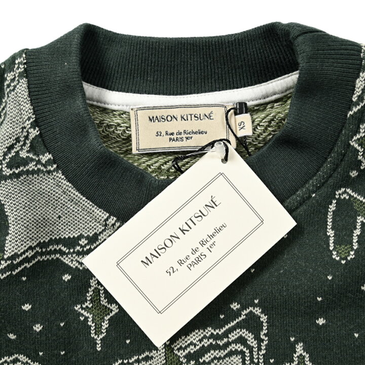 楽天市場】メゾンキツネ MAISON KITSUNE ニットセーター クルーネック 