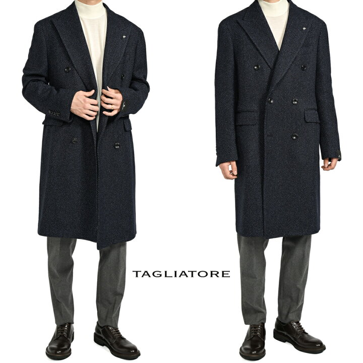 楽天市場】タリアトーレ TAGLIATORE チェスターコート 6Bダブル 