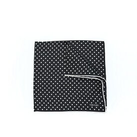 【半額以下】 トムフォード TOM FORD ポケットチーフ メンズ シルク 100% ドット ブラック イタリア ブランド MADE IN ITALY フォーマル パーティー 結婚式 ギフト プレゼント