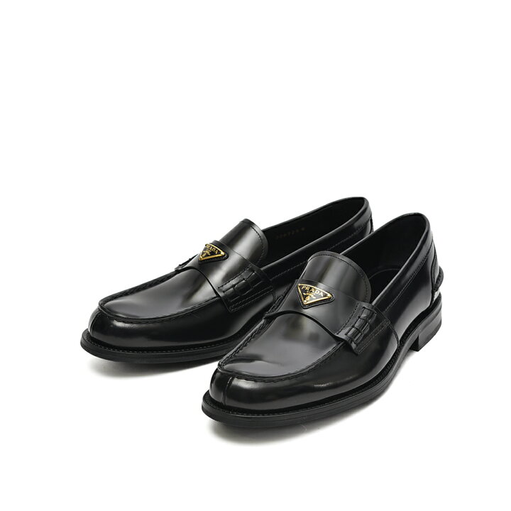 楽天市場】プラダ PRADA ローファー モカシン レザーシューズ メンズ  