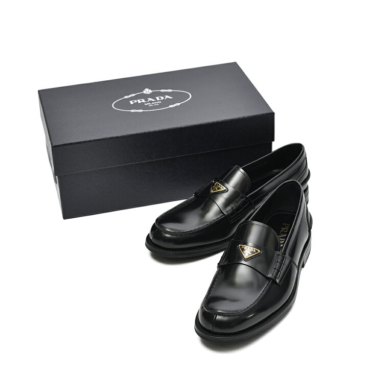 楽天市場】【SALE】 プラダ PRADA ローファー モカシン レザーシューズ 