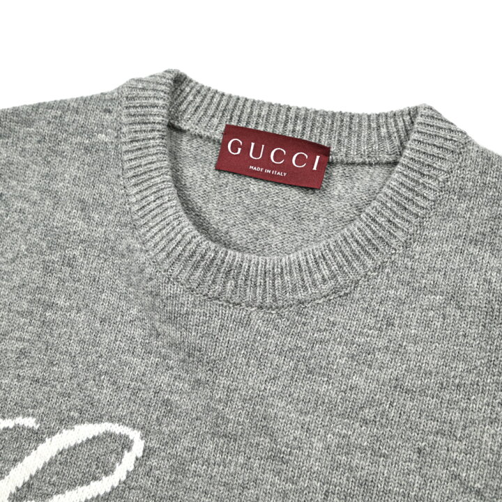 楽天市場】グッチ GUCCI ニットセーター クルーネック ローゲージ 長袖 
