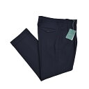 【SALE】 ベルウィッチ BERWICH NEGRONI 2P ネグローニ スラックス ツータック 2プリーツ パンツ 春夏 秋 3シーズン メンズ コットン ヴァージンウール ストレッチ ヘリンボーン ネイビー イタリア ブランド MADE IN ITALY