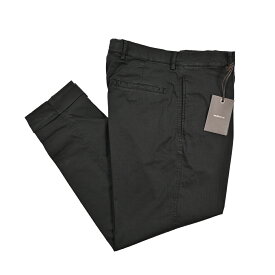 【新春初売り】【半額以下】 ベルウィッチ BERWICH CHIAIA-GD 1P キアイア コットンスラックス ワンタック インプリーツ パンツ 春夏 メンズ コットンストレッチ ヘリンボーン ガーメントダイ ブラック イタリア ブランド MADE IN ITALY