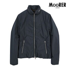 【SALE】【半額以下】 ムーレー MOORER ALCIDE-STP 中綿ジャケット スタンドカラー ジップアップブルゾン 秋冬 春 3シーズン メンズ アウター ACQUA PROOF 防水透湿 ポリエステル 100% ネイビー イタリア ブランド MADE IN ITALY