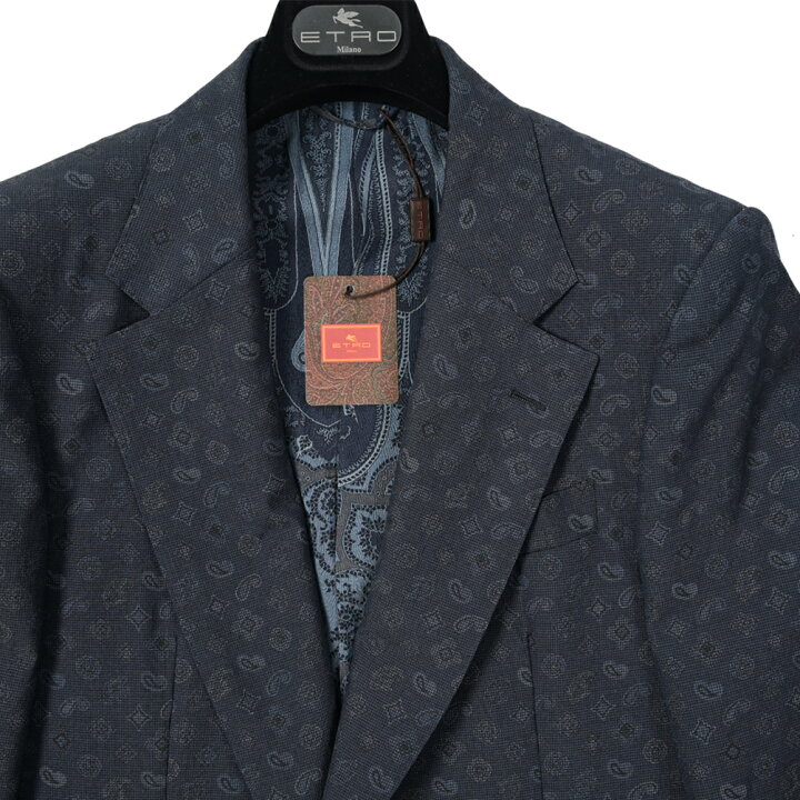 楽天市場】【半額以下】 エトロ ETRO テーラード ジャケット 2B 