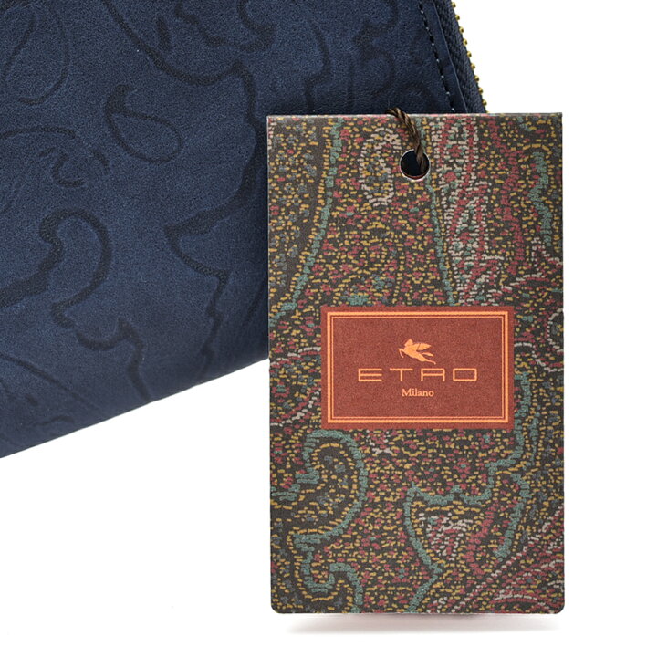 楽天市場】エトロ ETRO ジップアラウンド レザー ウォレット ロング 