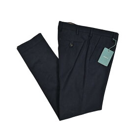 【ファイナルクリアランス】【半額以下】 ベルウィッチ BERWICH MORELLO モレロ コットンスラックス ノータック パンツ 秋冬 メンズ コットンストレッチ ネイビー イタリア ブランド MADE IN ITALY