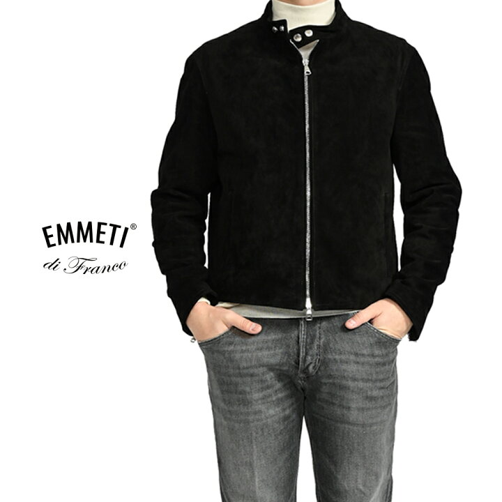 楽天市場】エンメティ EMMETI レザージャケット シングルライダース 