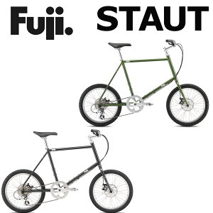 【店舗受取・西濃運輸支店止め送料無料】在庫有りFUJI STAUT 2026年 モデル フジ スタウト 小径車 ミニベロ 太タイヤ バイクパッキング 自転車