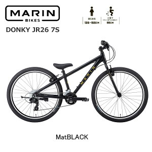 �y�X�܎��E���Z�^�A�x�X�~�ߑ��������z�}�����o�C�N �h���L�[�W���j�A26 �@�}�b�g�u���b�N2026�N���f�� MARINBIKE DONKY Jr26
