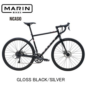 �y�X�܎��E���Z�^�A�x�X�~�ߑ��������z�}�����o�C�N�j�J�V�I�@GLOSS BLACK / SILVER2026�N���f�� MARINBIKE NICASIO�@�O���x�����[�h�o�C�N ���]�� �ʋ� �ʊw