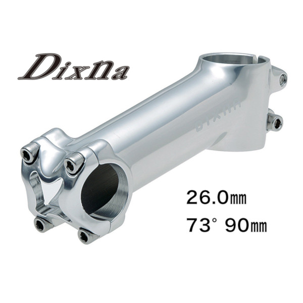 ディズナ リード ステム 26.0 73゜ 90mm シルバー シルバー Dixna ステム 自転車